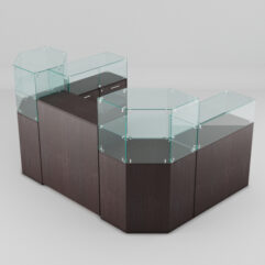 Торговый островок для очков ЛОРНЕТ №7, Дуб Венге