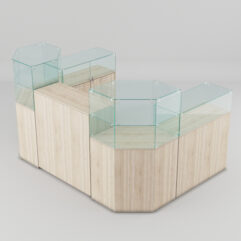 Торговый островок для очков ЛОРНЕТ №7, Дуб Сонома