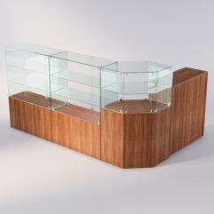 Торговый островок для очков ЛОРНЕТ №10, Орех