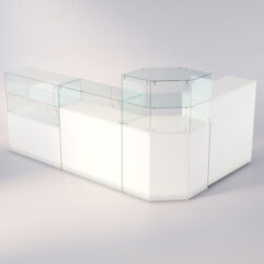 Торговый островок для очков ЛОРНЕТ №11, Белый