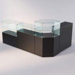 Торговый островок для очков ЛОРНЕТ №11, Черный