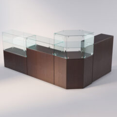 Торговый островок для очков ЛОРНЕТ №11, Дуб Венге