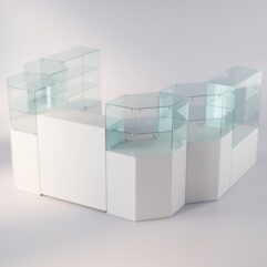 Торговый островок для очков ЛОРНЕТ №12, Серый