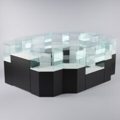 Торговый островок для очков ЛОРНЕТ №13, Белый+Черный