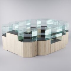 Торговый островок для очков ЛОРНЕТ №13, Дуб Венге+Сонома