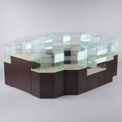 Торговый островок для очков ЛОРНЕТ №13, Дуб Сонома + Дуб Венге