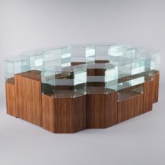 Торговый островок для очков ЛОРНЕТ №13, Орех