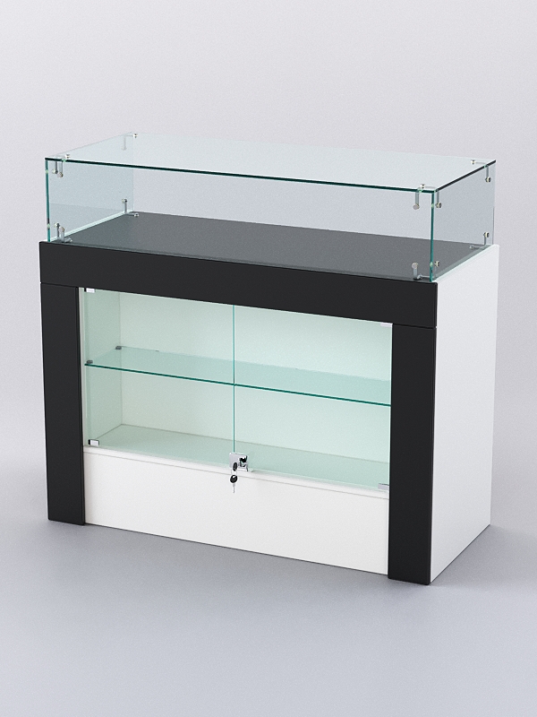 Прилавок для айфонов и айпадов ЕВРОФОН №3, Белый и Черный