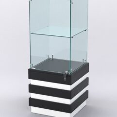 Прилавок для айфонов и айпадов ЕВРОФОН №4 правосторонний, Черный и Белый