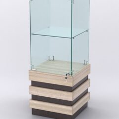 Прилавок для айфонов и айпадов ЕВРОФОН №4 правосторонний, Дуб Сонома и Дуб Венге