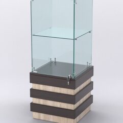 Прилавок для айфонов и айпадов ЕВРОФОН №4 правосторонний, Дуб Венге и Дуб Сонома