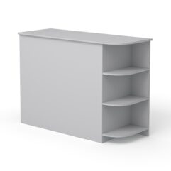 Модуль кассового стола РИВЬЕРА №4 левосторонний, Серый