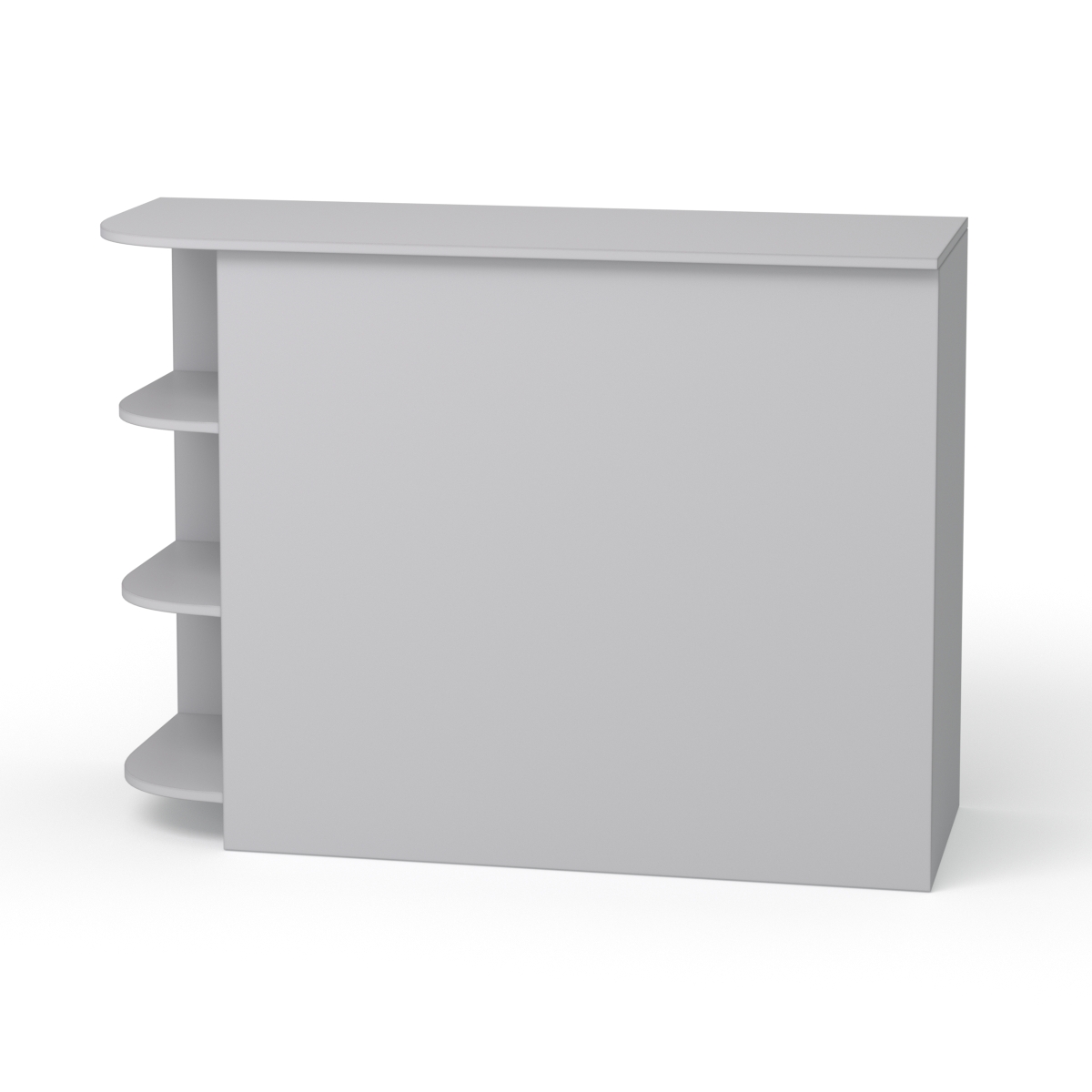 Модуль кассового стола РИВЬЕРА №4 правосторонний, Серый