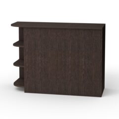 Модуль кассового стола РИВЬЕРА №4 правосторонний, Дуб Венге