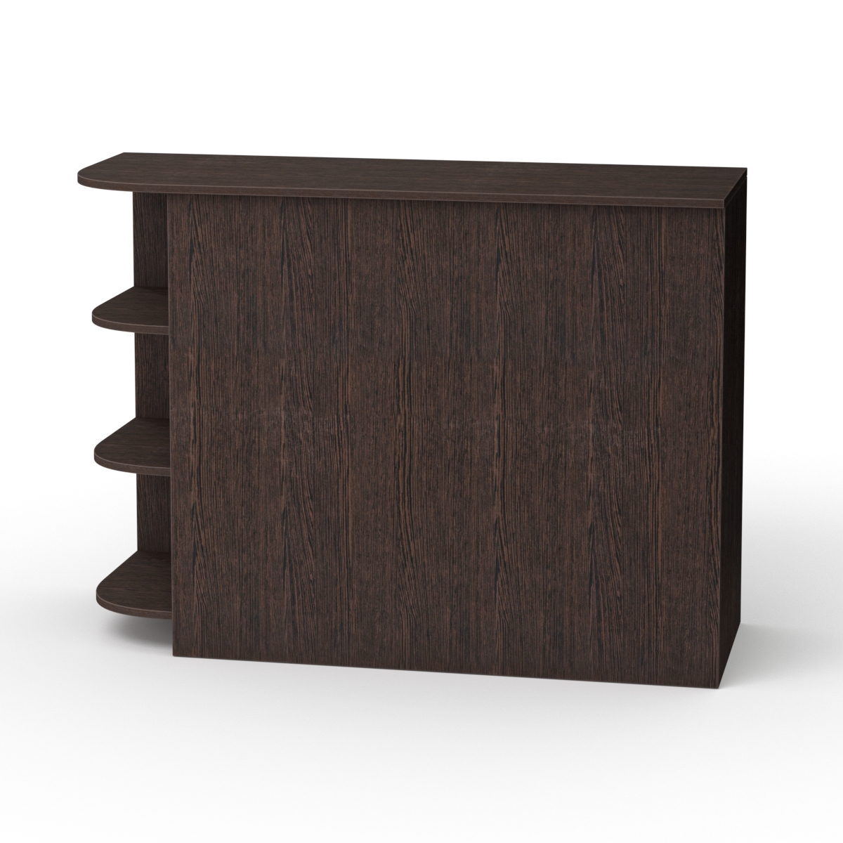 Модуль кассового стола РИВЬЕРА №4 правосторонний, Дуб Венге