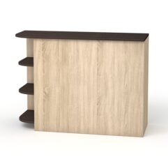 Модуль кассового стола РИВЬЕРА №4 правосторонний, Дуб Сонома + Дуб Венге