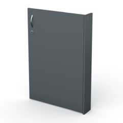 Дверка левая кассового стола РИВЬЕРА, Темно-Серый