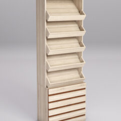 Стеллаж РОВЕЛЬ №4, Дуб Сонома