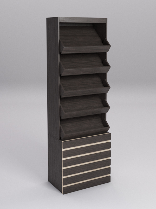 Стеллаж РОВЕЛЬ №4, Дуб Венге