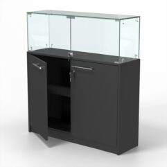 Прилавок всё для маникюра и педикюра КОДИ №1, Черный