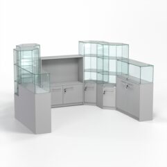 Торговый островок всё для маникюра и педикюра КОДИ №8, Серый