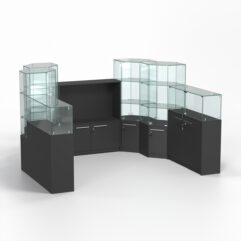 Торговый островок всё для маникюра и педикюра КОДИ №8, Черный