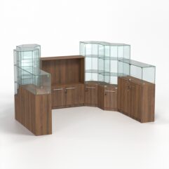 Торговый островок всё для маникюра и педикюра КОДИ №8, Орех