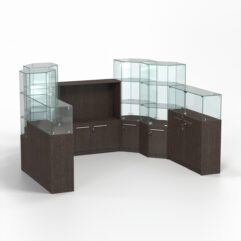 Торговый островок всё для маникюра и педикюра КОДИ №8, Дуб Венге