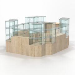 Торговый островок всё для маникюра и педикюра КОДИ №9, Дуб Сонома