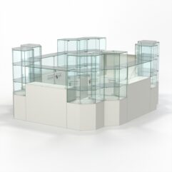 Торговый островок всё для маникюра и педикюра КОДИ №9, Белый