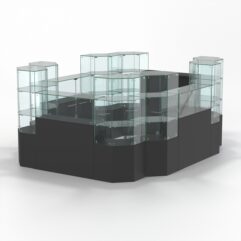 Торговый островок всё для маникюра и педикюра КОДИ №9, Черный