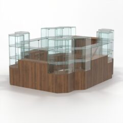 Торговый островок всё для маникюра и педикюра КОДИ №9, Орех