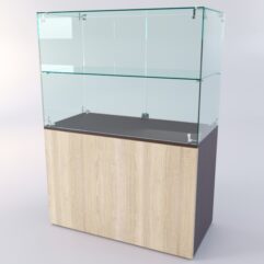 Прилавок для пиротехники ФЕЙЕРВЕРК №2, Дуб Венге + Дуб Сонома