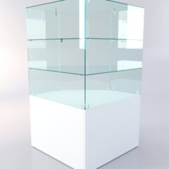 Прилавок для пиротехники ФЕЙЕРВЕРК №4 пятигранный, Белый