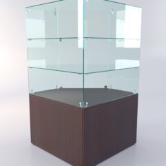 Прилавок для пиротехники ФЕЙЕРВЕРК №4 пятигранный, Дуб Венге