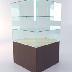 Прилавок для пиротехники ФЕЙЕРВЕРК №4 пятигранный, Дуб Сонома + Дуб Венге