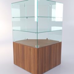 Прилавок для пиротехники ФЕЙЕРВЕРК №4 пятигранный, Орех