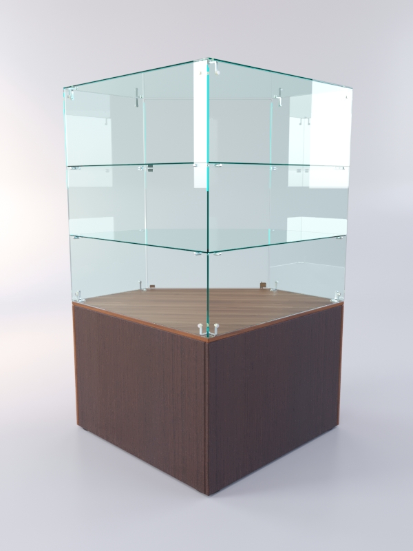 Прилавок для пиротехники ФЕЙЕРВЕРК №4 пятигранный, Орех + Дуб Венге