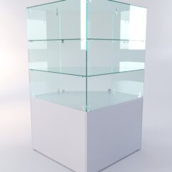 Прилавок для пиротехники ФЕЙЕРВЕРК №4 пятигранный, Серый