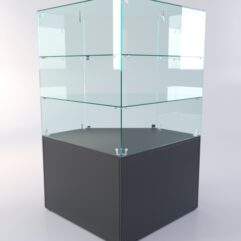 Прилавок для пиротехники ФЕЙЕРВЕРК №4 пятигранный, Черный