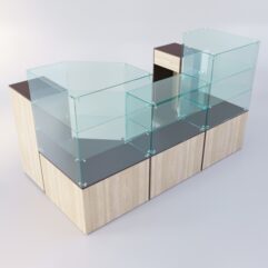 Торговый островок для пиротехники ФЕЙЕРВЕРК №3, Дуб Венге + Дуб Сонома