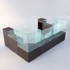 Торговый островок для пиротехники ФЕЙЕРВЕРК №4, Дуб Венге