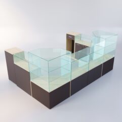 Торговый островок для пиротехники ФЕЙЕРВЕРК №4, Дуб Сонома + Дуб Венге