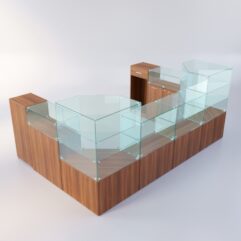 Торговый островок для пиротехники ФЕЙЕРВЕРК №4, Орех