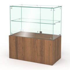 Прилавок для автодевайсов НАВИГАТОР №1 левосторонний, Орех