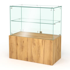 Прилавок для автодевайсов НАВИГАТОР №1 левосторонний, Дуб Золотистый