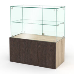 Прилавок для автодевайсов НАВИГАТОР №1 левосторонний, Дуб Венге и Дуб Сонома