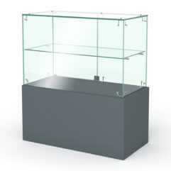 Прилавок для автодевайсов НАВИГАТОР №1 правосторонний, Темно-Серый