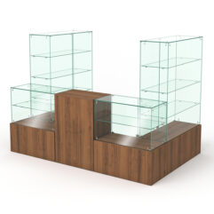 Торговый островок для автодевайсов НАВИГАТОР №1, Орех