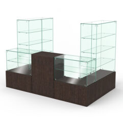 Торговый островок для автодевайсов НАВИГАТОР №1, Дуб Венге